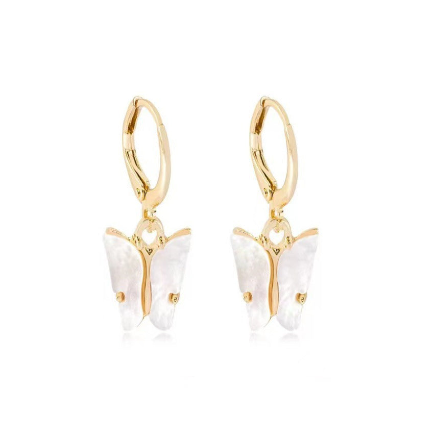 Women's Pearl Zircon Temperament Geometric Pieces Suit Earrings