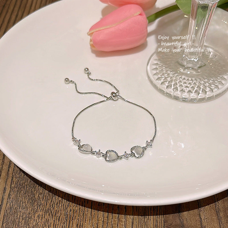 Women's Style Love Camellia High Sense Light Bracelets
