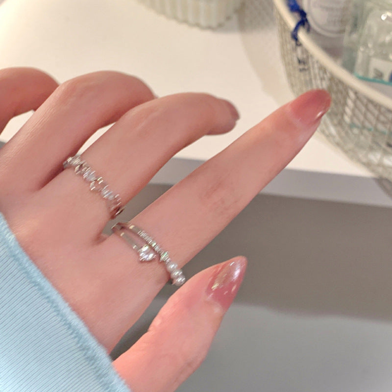 Light Luxury Minority Design Exquisite Sweet Rings