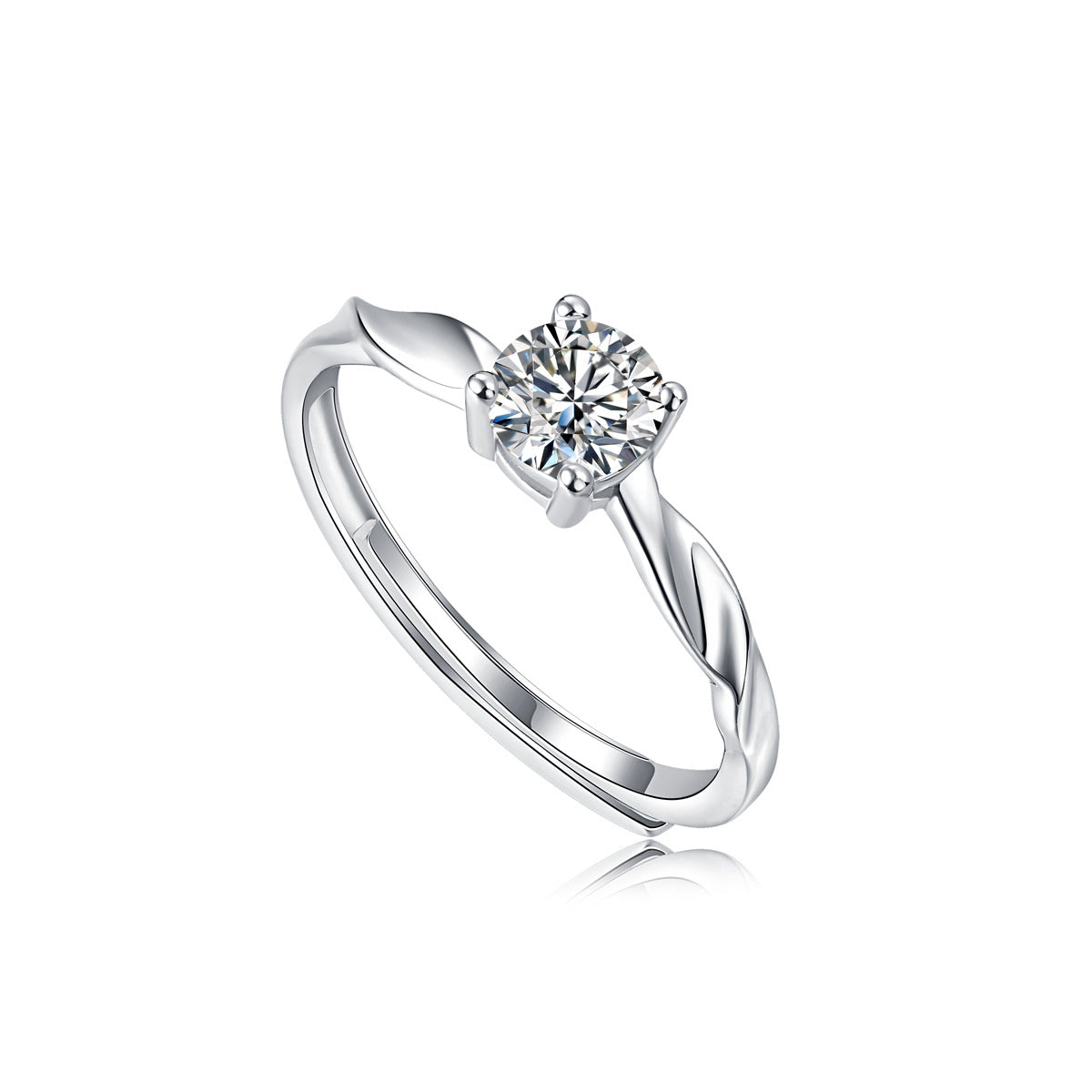 Moissanite Perfect Match Creative Adjustable Mouth Rings