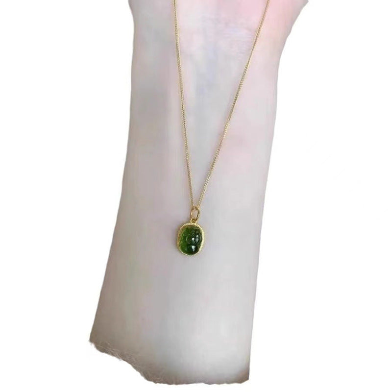 Jade Affordable Luxury Fashion Trendy Clavicle Necklaces