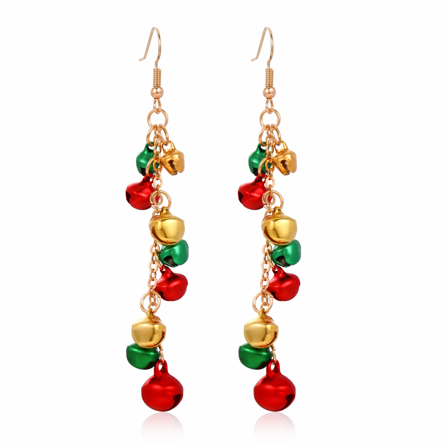 Christmas Female Creative Fashion Dripping Oil Tree Earrings