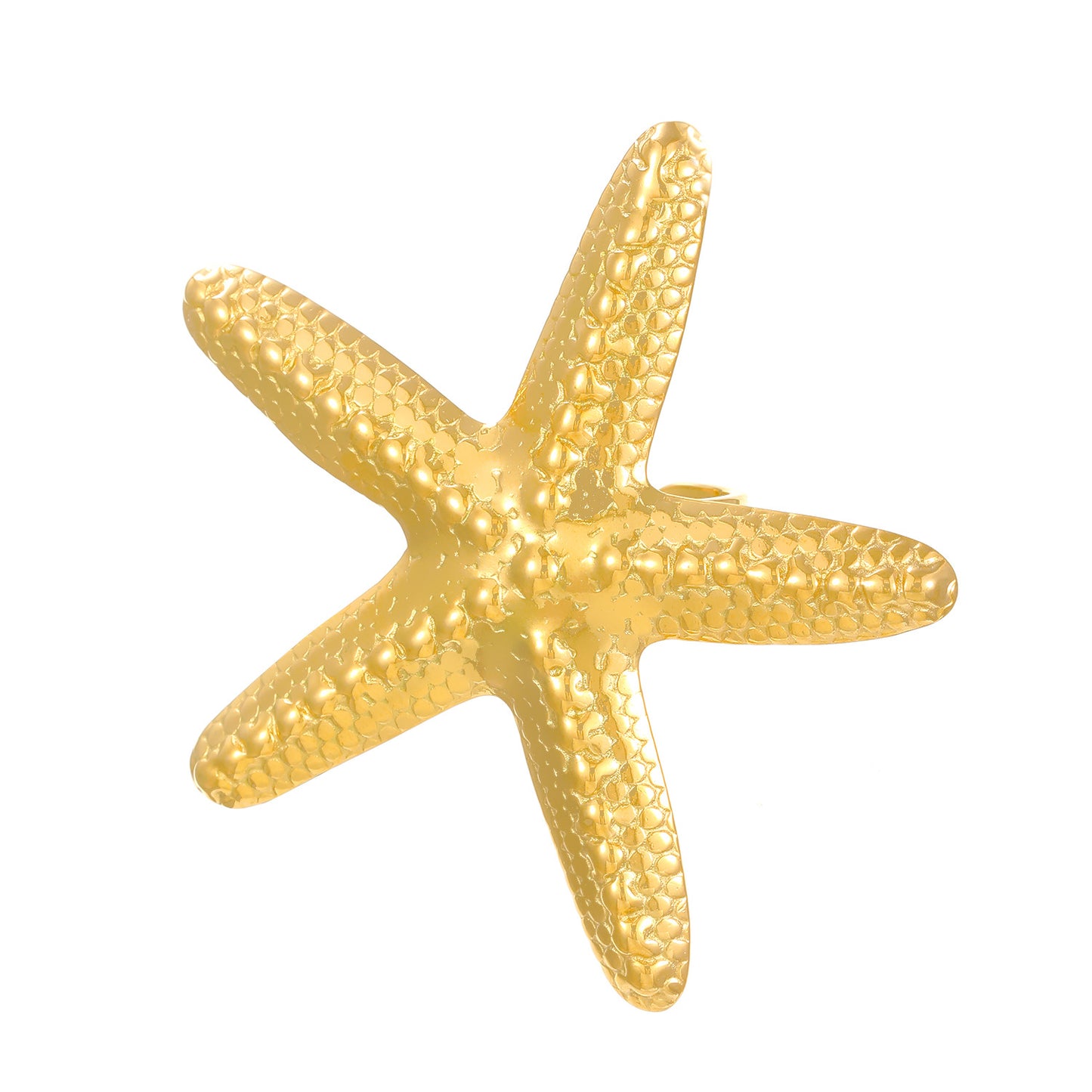 Advanced Exaggerated Stainless Steel Female Flower Rings