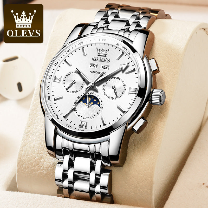 Men's Comfortable Endorsement Automatic Watch Waterproof Mechanical Watches