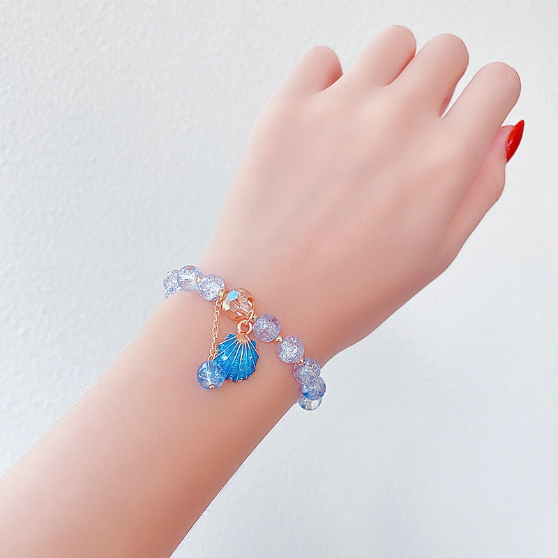Hand Beading Glass Cute Princess Cartoon Bracelets