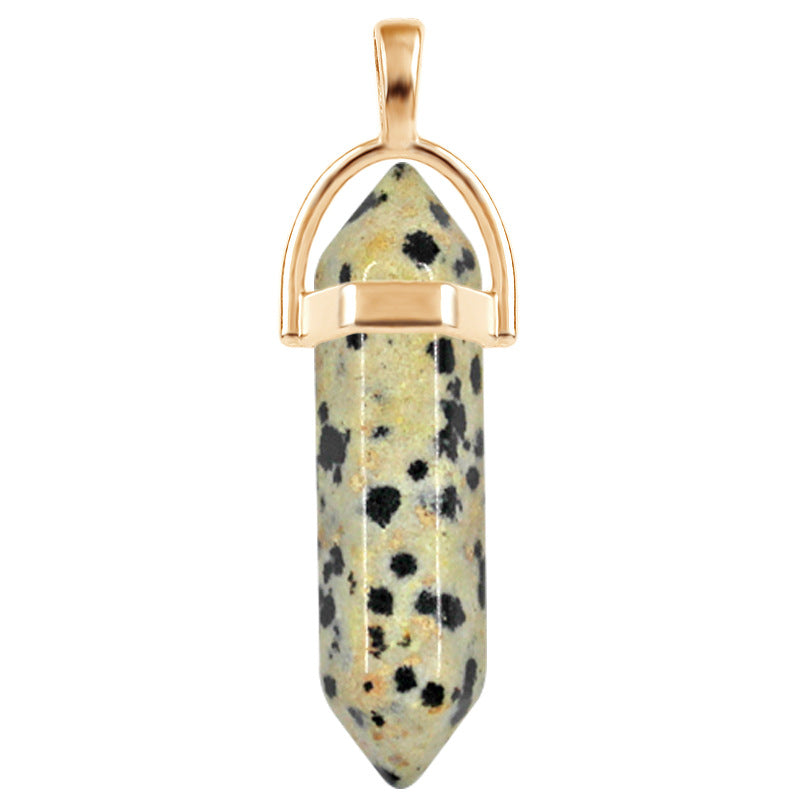 Crystal Hexagon Prism Hexagonal Column Natural Necklaces