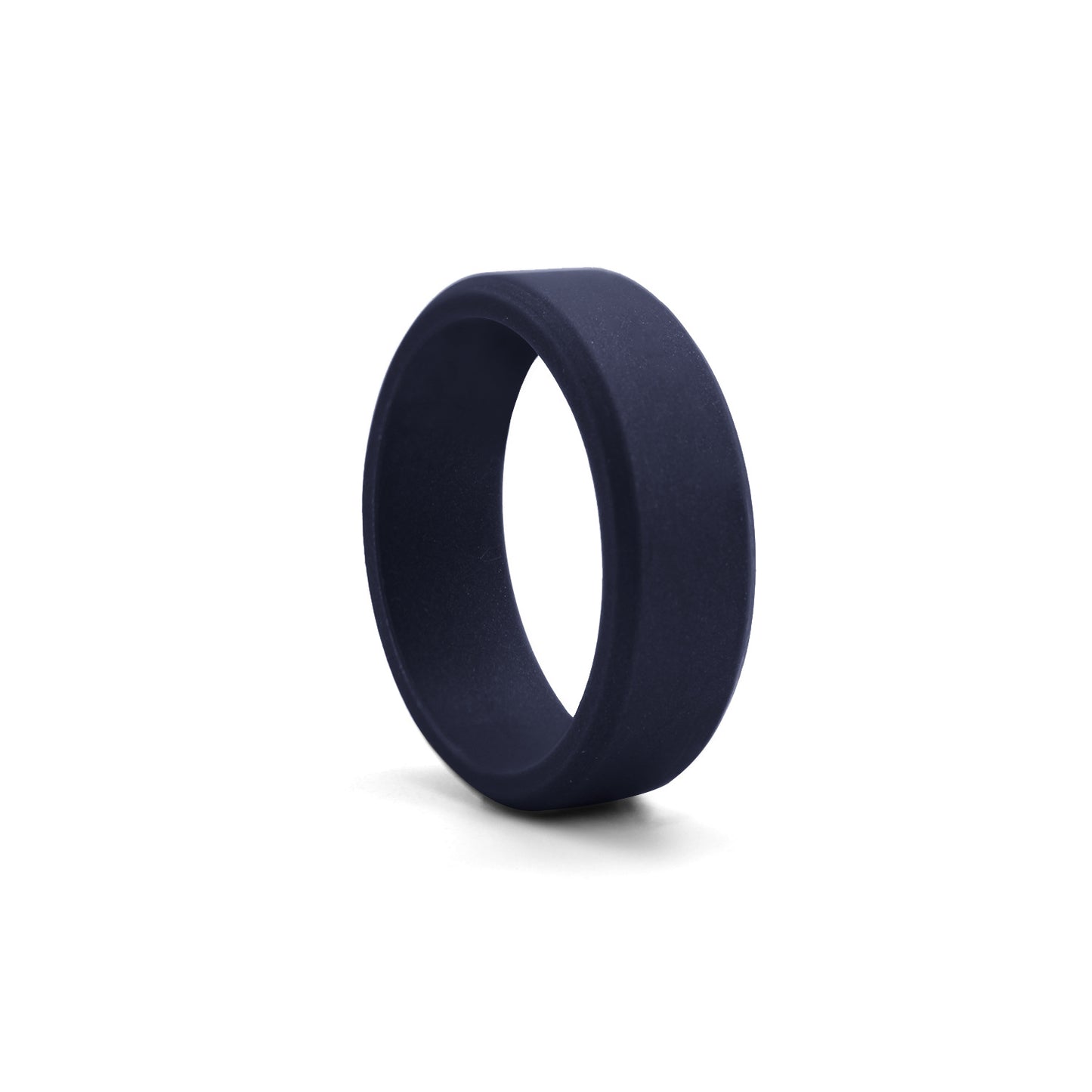 Men's Beveled Silica Gel Outdoor Sports Rings