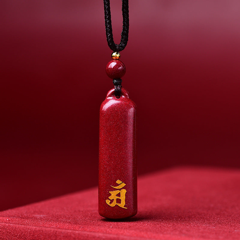 Sand Zodiac Bronzing Patron High Content Cinnabar Buddha Pendants