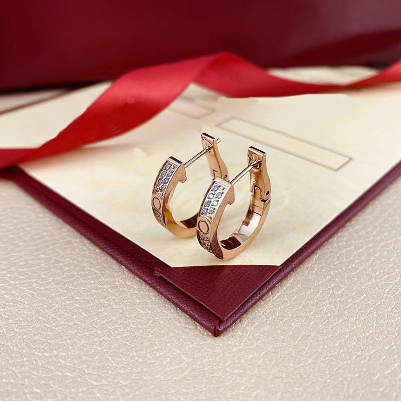 Horseshoe Trendy No Rhinestone Embed Full Rings