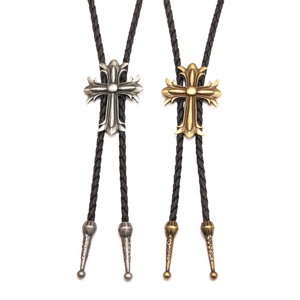 Men's Bolo Tie Indian Style Long Sweater Necklaces