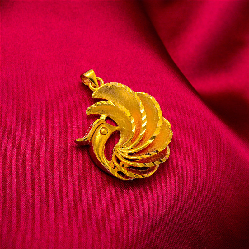 Brass Gold-plated Gourd Water Drop Abacus Pendants