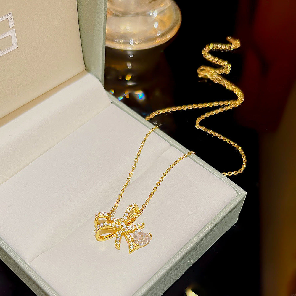Women's Versatile High-grade Zircon Light Luxury Minority Necklaces