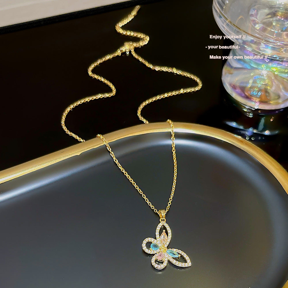 Women's Versatile High-grade Zircon Light Luxury Minority Necklaces