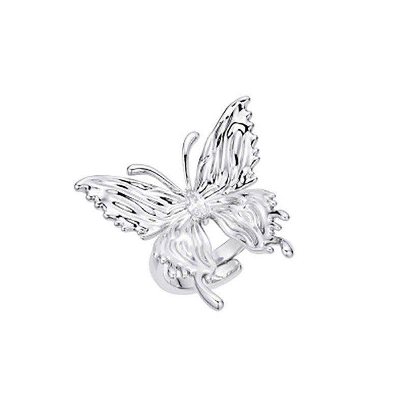 Women's Design Pleated Cold Wind Dark Series Rings