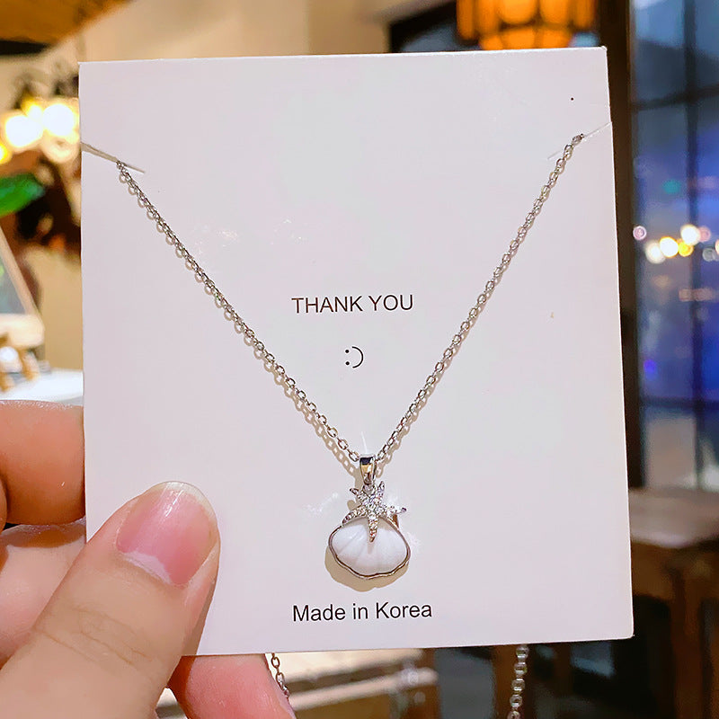 Titanium Steel Female Niche Temperament Entry Lux Necklaces