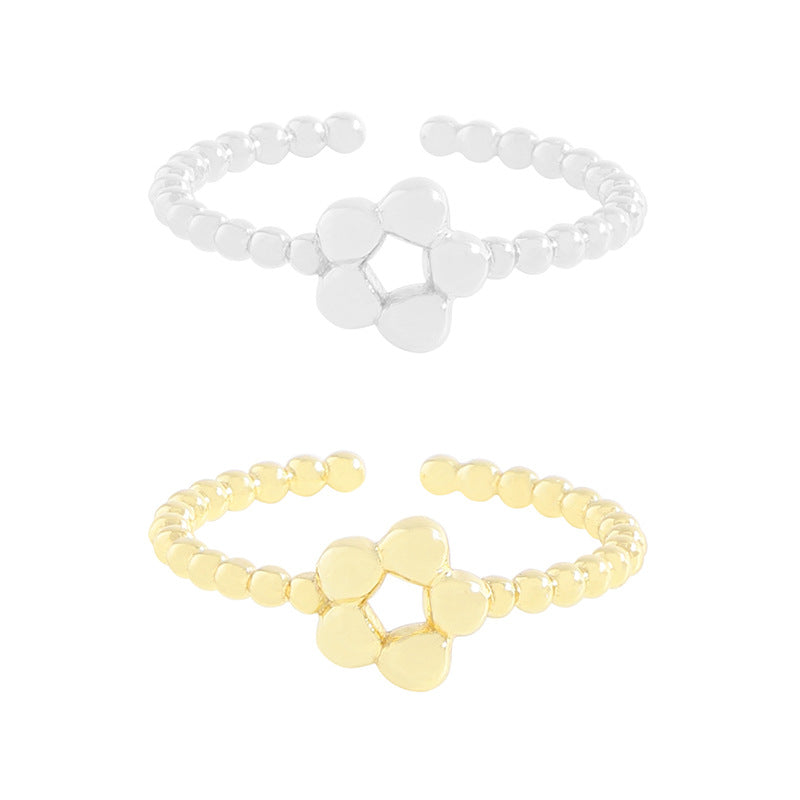 Interest Light Luxury Design Polka Dot Rings