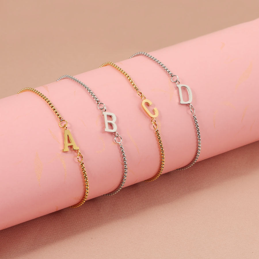 Women's Stainless Steel Cold Style Simple Temperament Bracelets