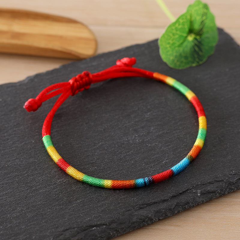 Women's Woven Rope Geometric Dorje Knot Dragon Bracelets