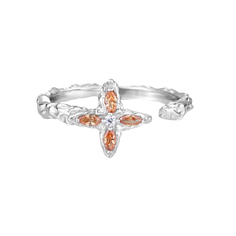Female Niche High-grade Light Luxury Personality Rings