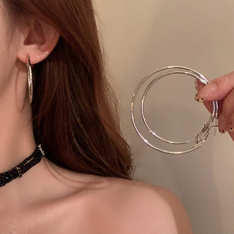 Millennium Hot Simple Large Elegant High-grade Unique Beautiful Female Earrings