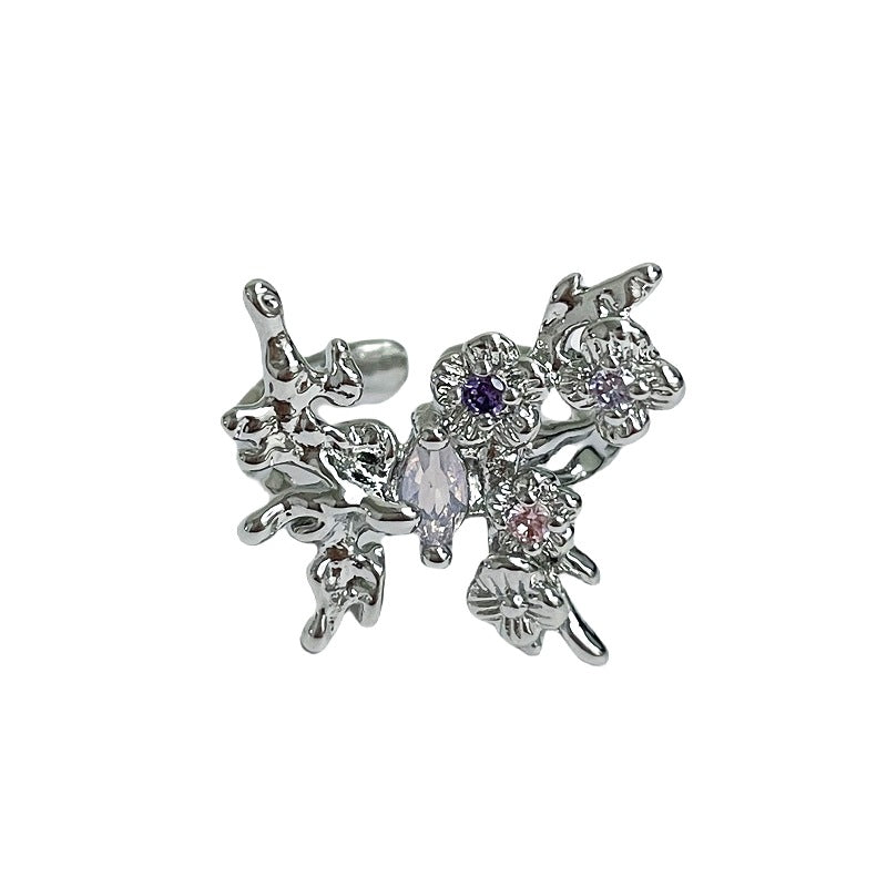 Women's Open Fashion Personalized Niche Design Style Mild Luxury Rings