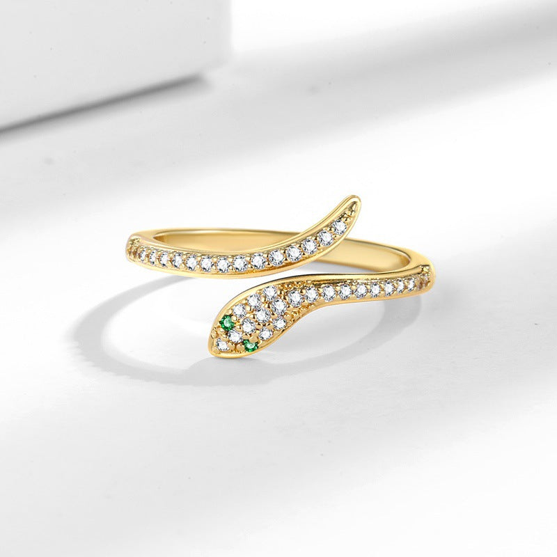 Zircon Snake Female Niche High Sense Rings