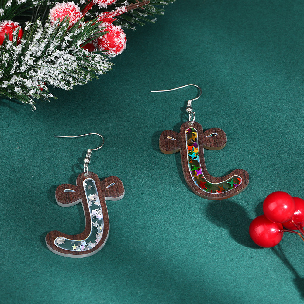 Fully Managed Environmental Protection Acrylic Personalized Earrings