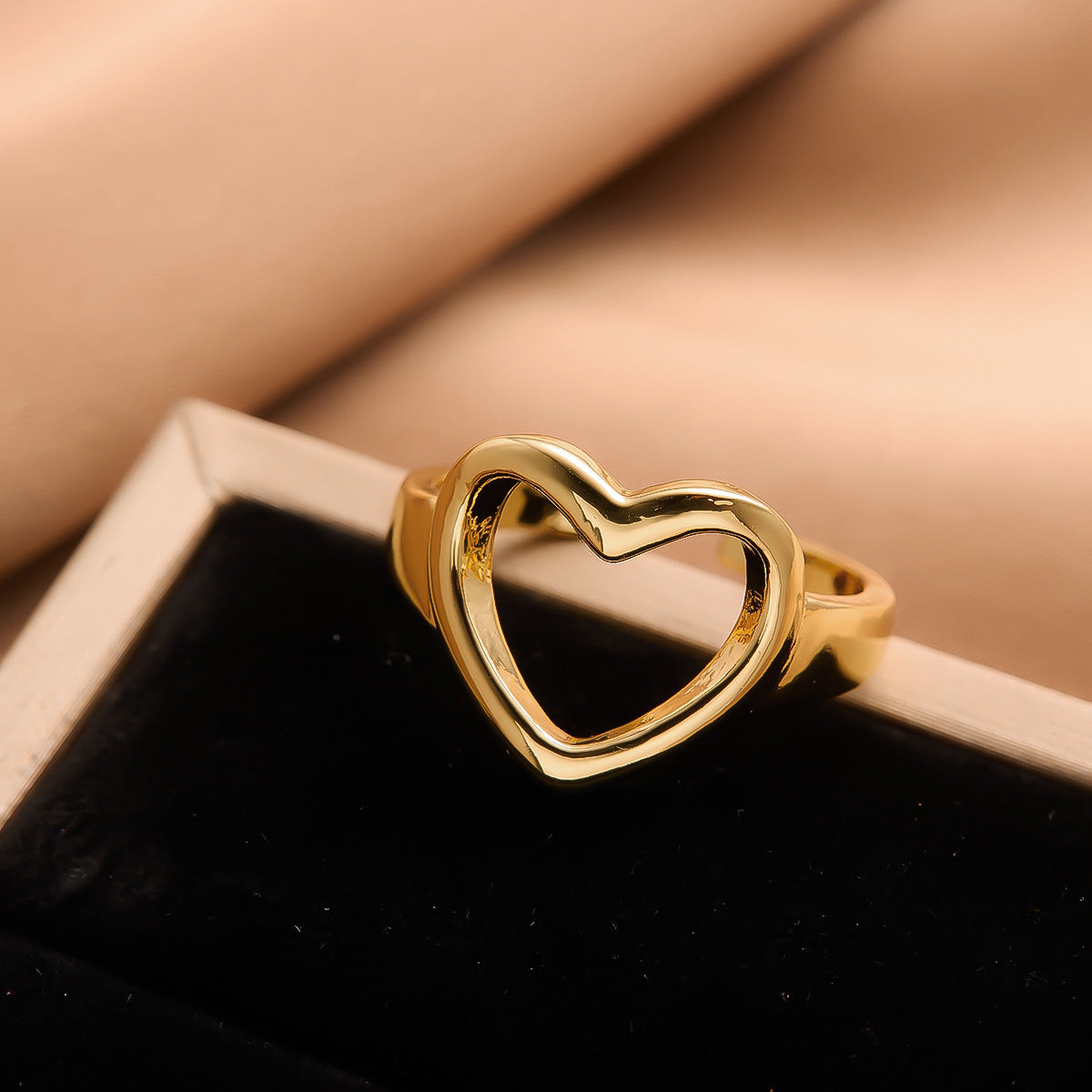 Real Gold Plated Copper Female Niche Rings