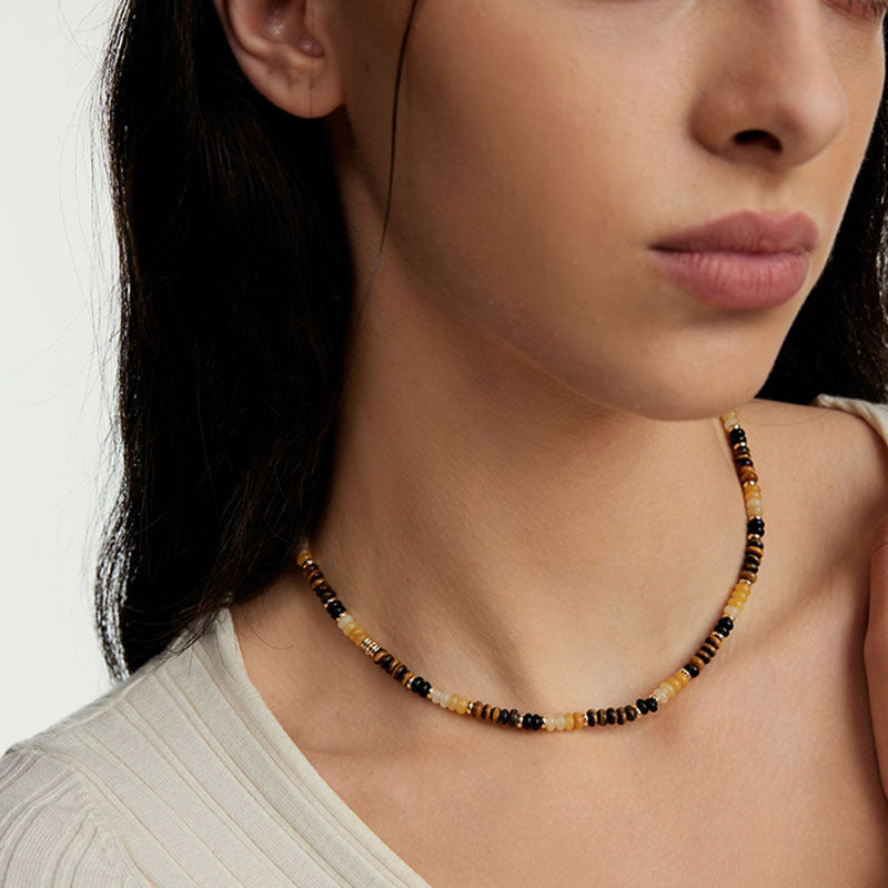 Rainbow Guardian Beaded Dopamine Light Luxury Female Necklaces
