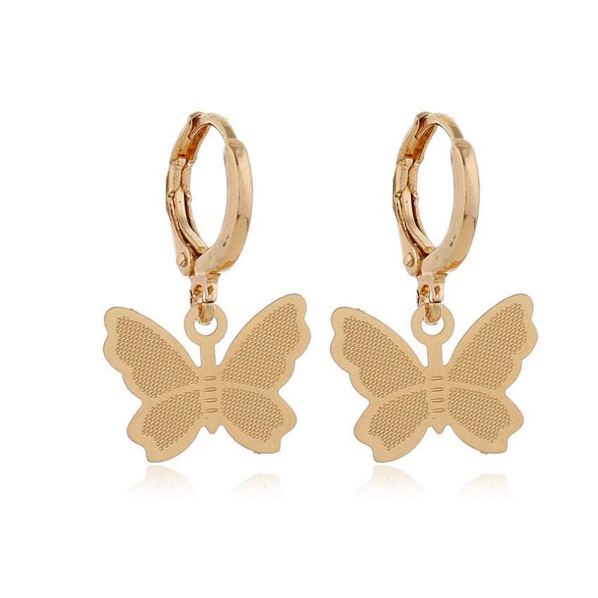 Women's Pearl Zircon Temperament Geometric Pieces Suit Earrings
