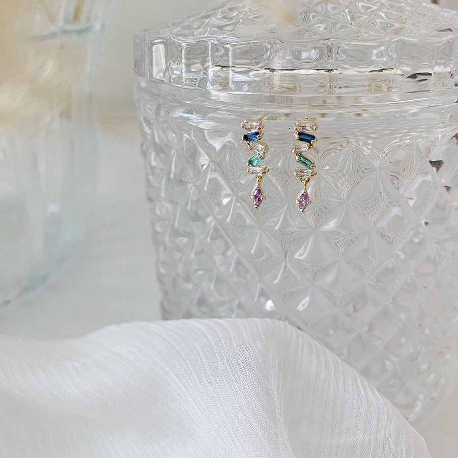 Women's Sterling Sier Gold-plated Simple Refined Stylish Earrings