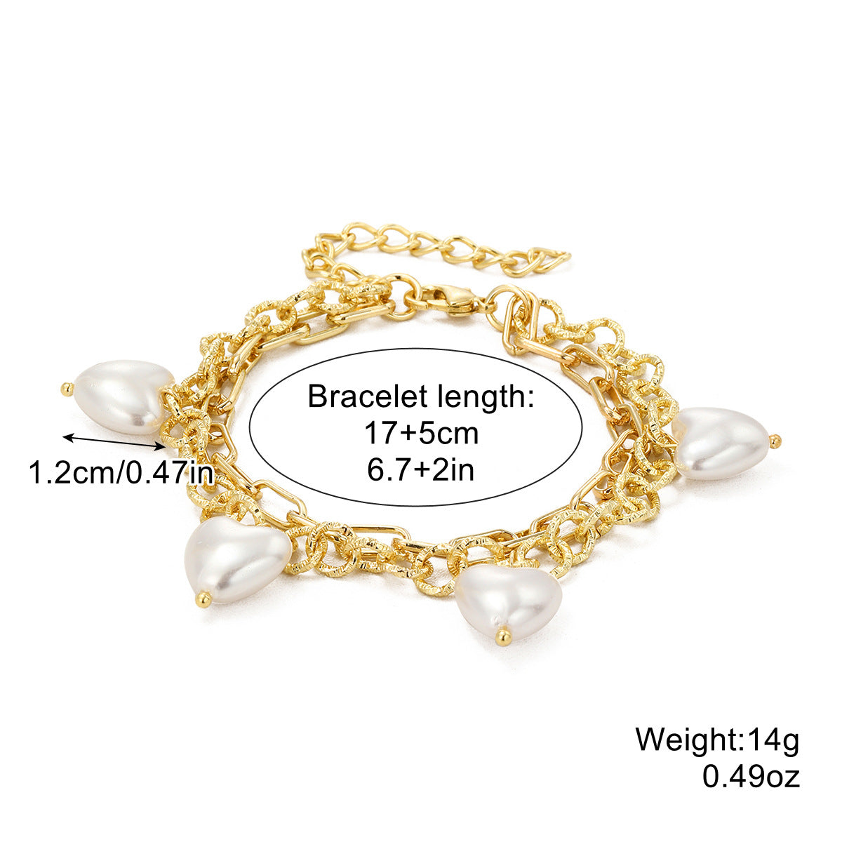 Women's Popular Bohemian Niche Design Baroque Thanksgiving Bracelets