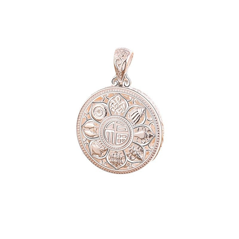 Women's & Men's Compass Braided Rope Fashion Chinese National Eight Pendants