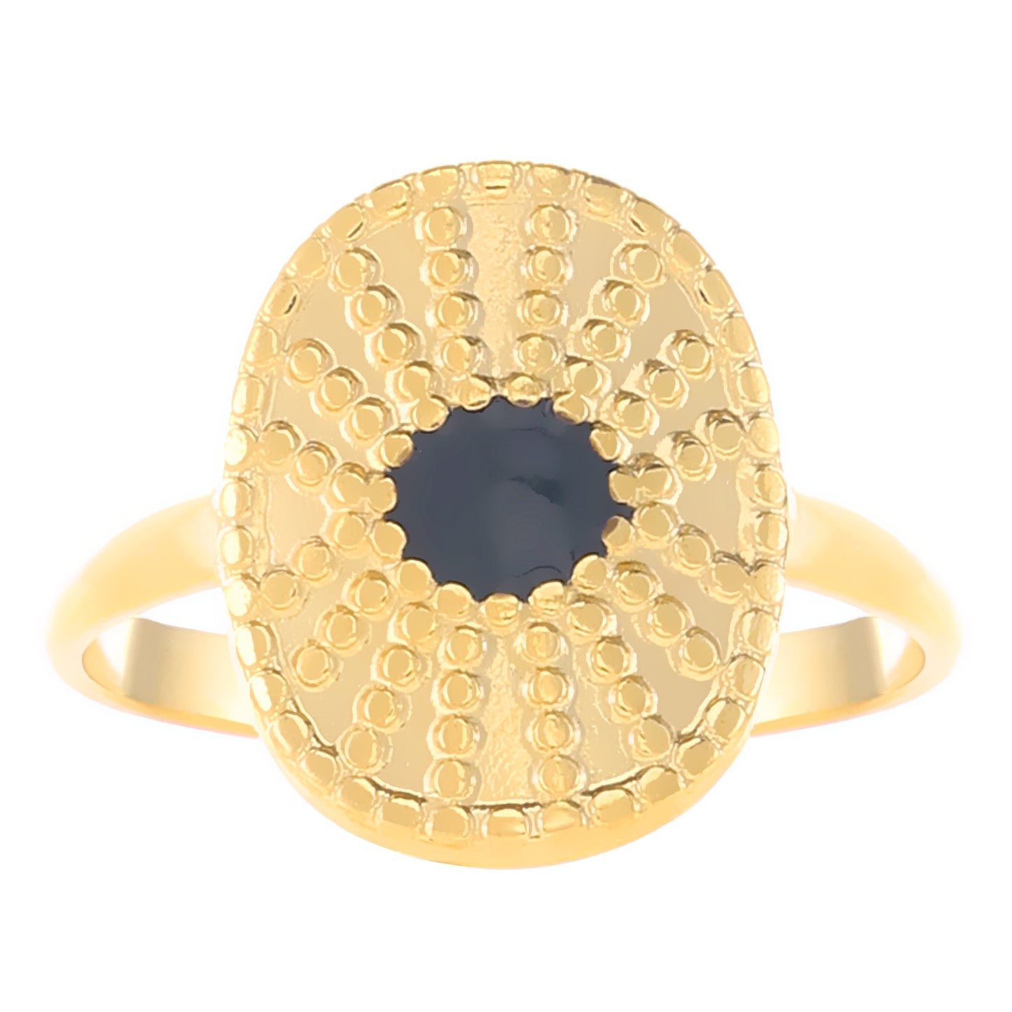 Advanced Exaggerated Stainless Steel Female Flower Rings