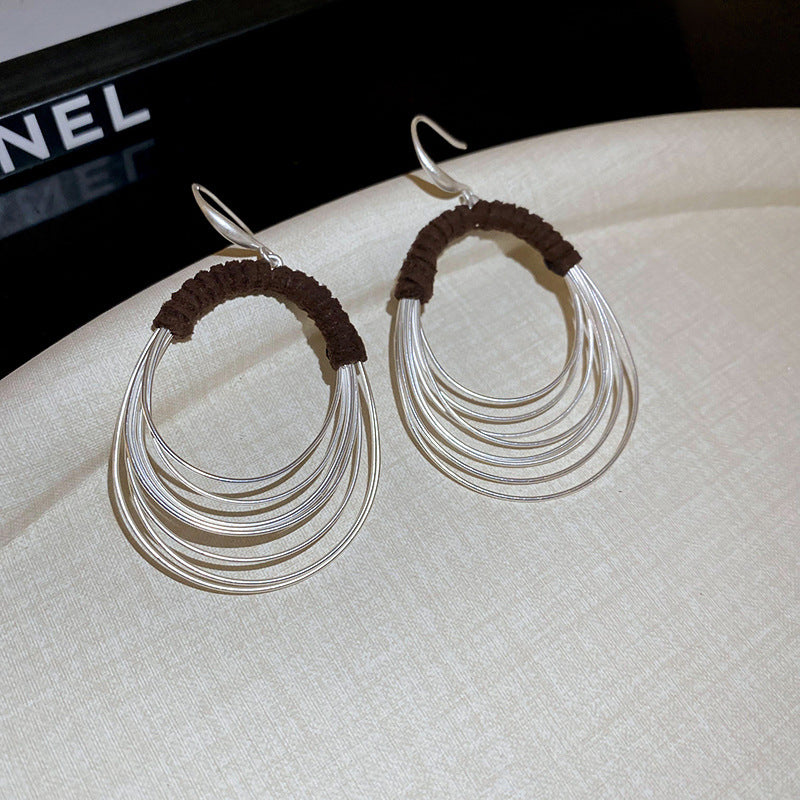 Women's Exaggerated Winding Personality Fashion Design Sense Earrings