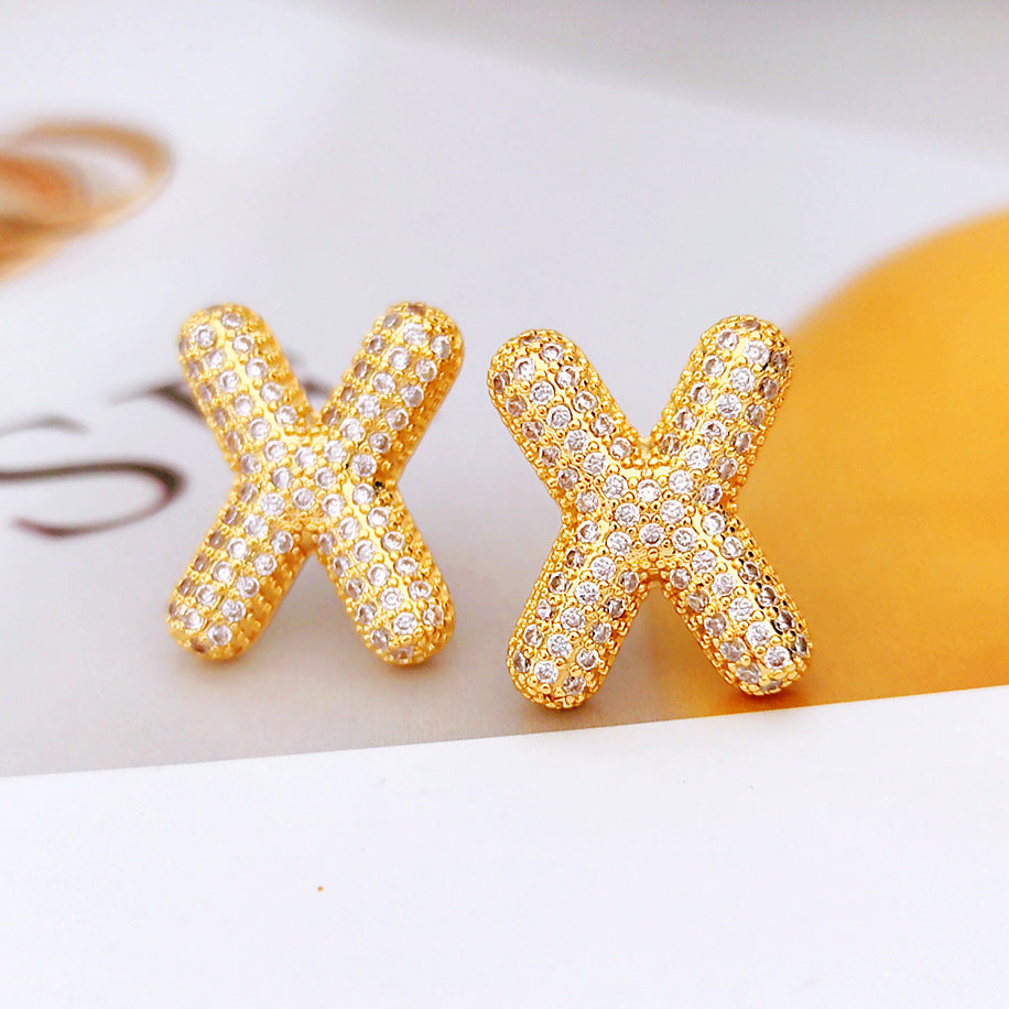 Fashion Balloon Bubble Cute Chubby English Earrings