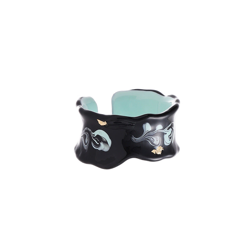 Women's Style Handmade Oil Dripping Cold Enamel Rings