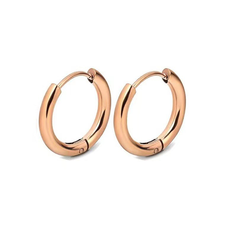 Steel Titanium Ear Clip Trendy Jewelry Earrings