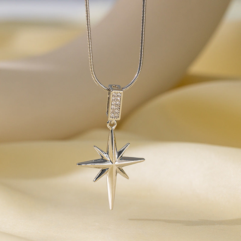 Women's Temperament Full Zirconium Micro Inlay Simple Pendants