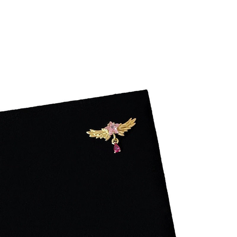 Bone Zircon Metal Cochlear Female Simple Earrings