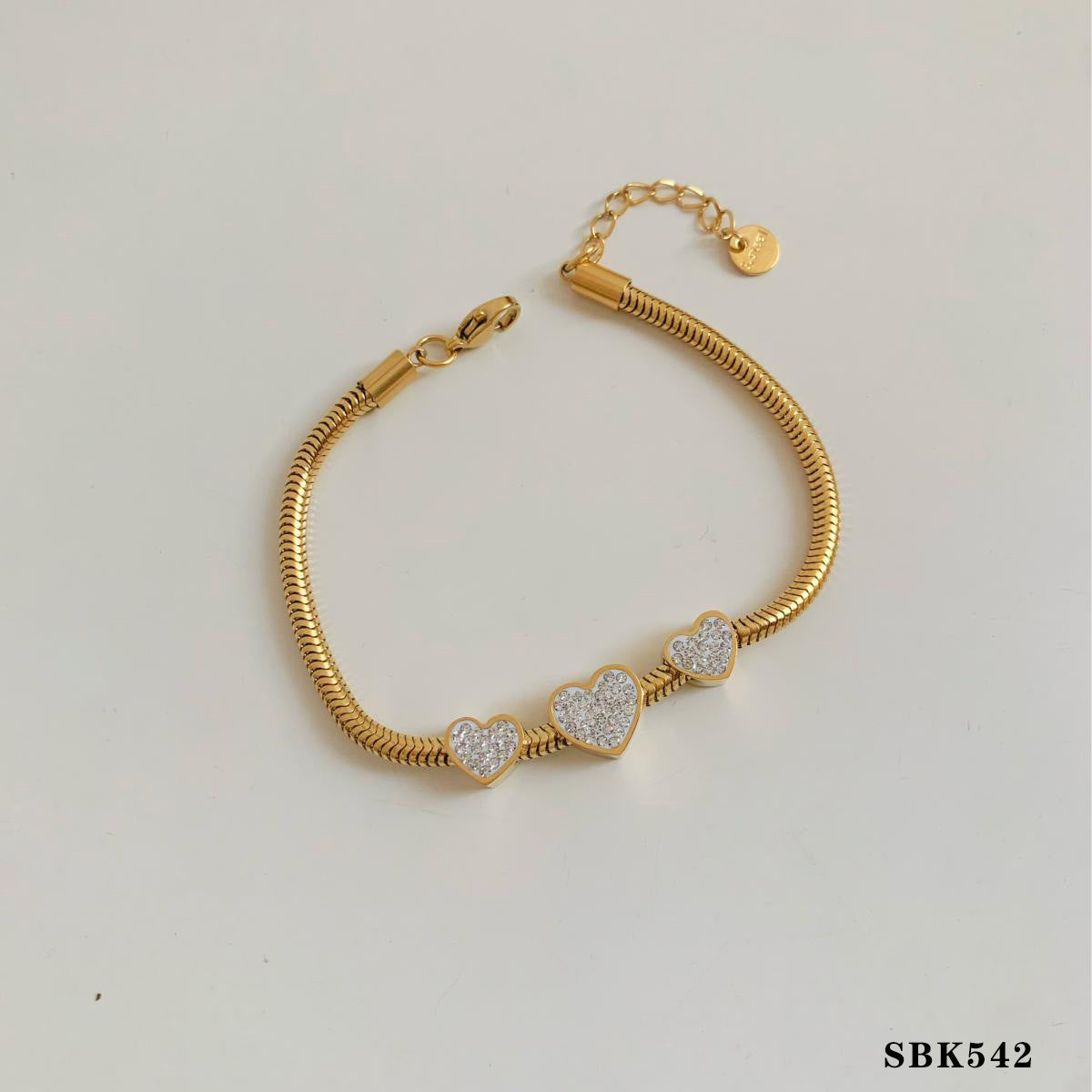 Steel Delicate Diamond Wide Strap Mesh Bracelets