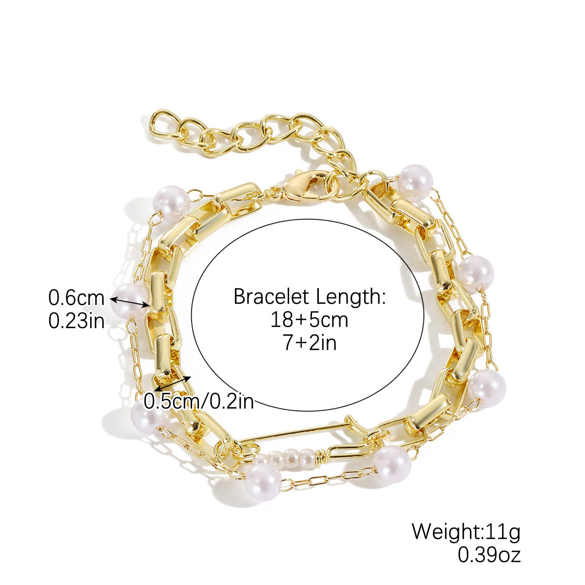 Women's Popular Bohemian Niche Design Baroque Thanksgiving Bracelets