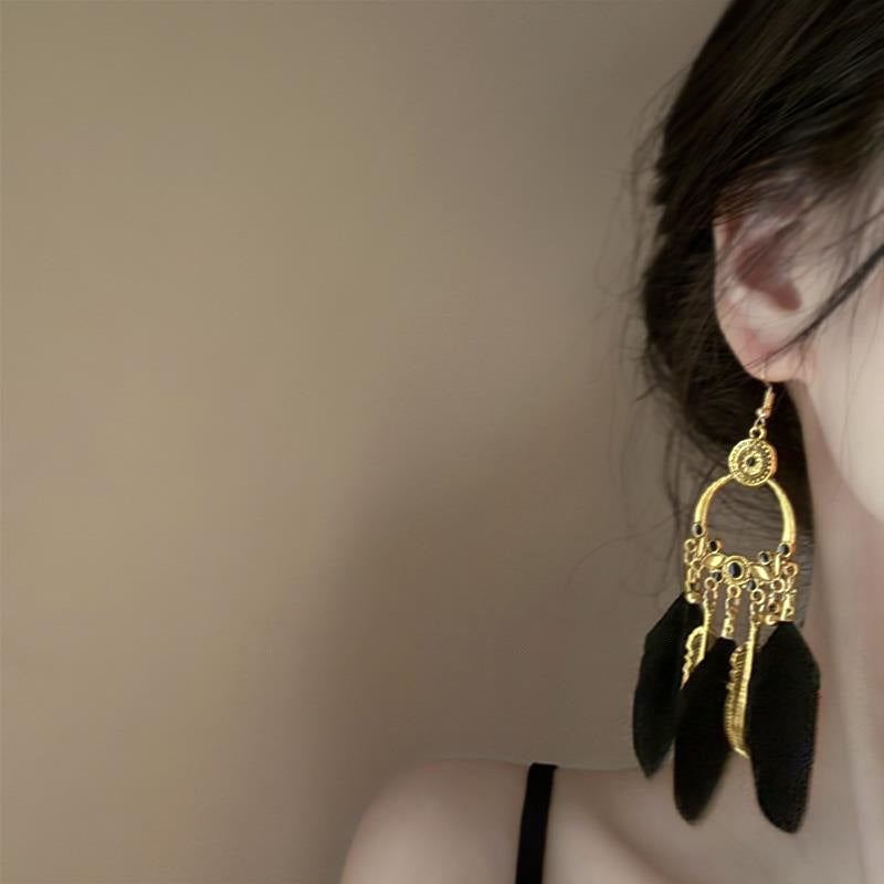 Sier Needle Ethnic Style Artificial Crystal Rings
