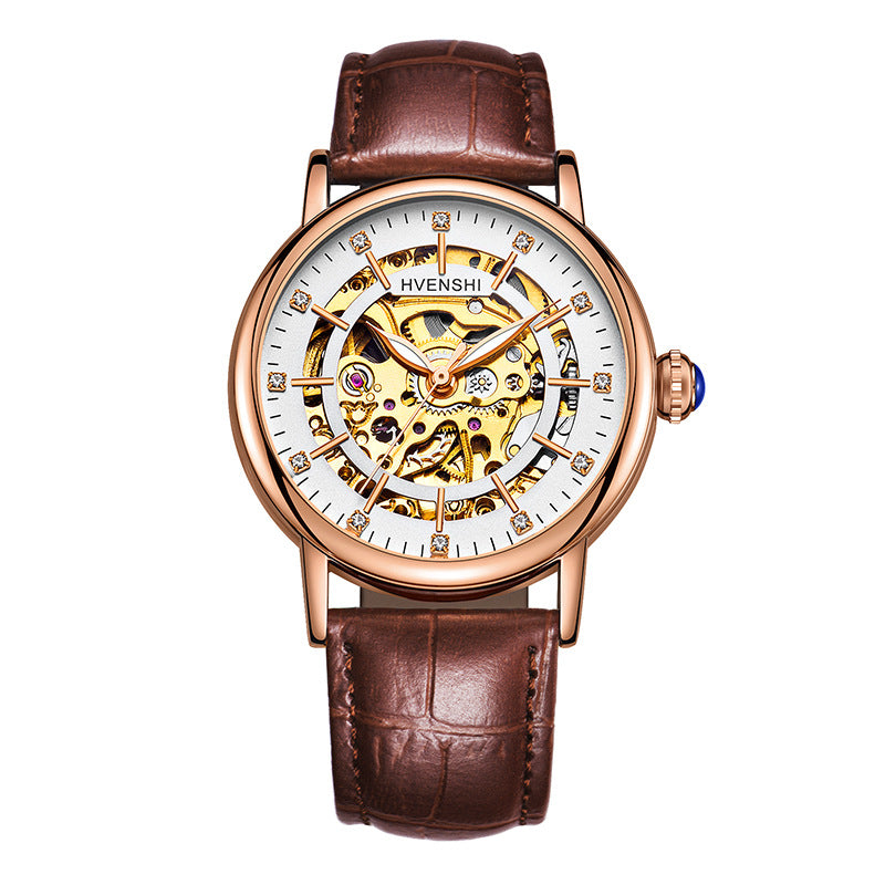Women's Watch Hollow Luminous Automatic Fashion Business Mechanical Watches