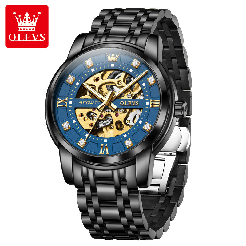 Men's Watch Luminous Waterproof Fashion Hollow Mechanical Watches