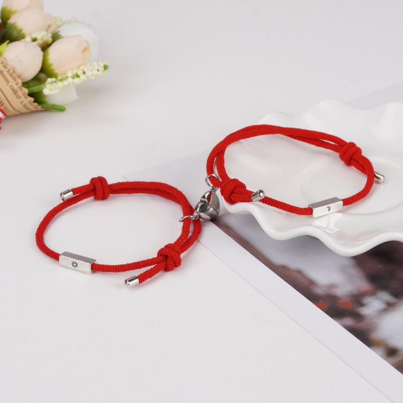 Women's & Men's Moon Heart Suction Valentine's Day Gift Bracelets