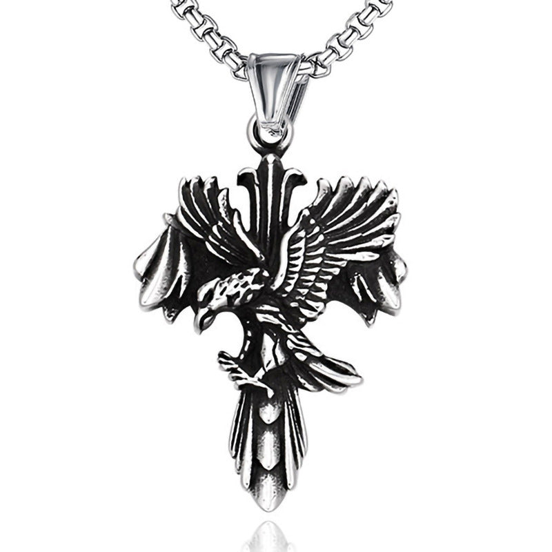 Men's Ornament Titanium Steel Motorcycle Trendy Vintage Necklaces