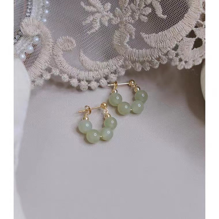 Chinese Style Simple Design Ear Unique Earrings