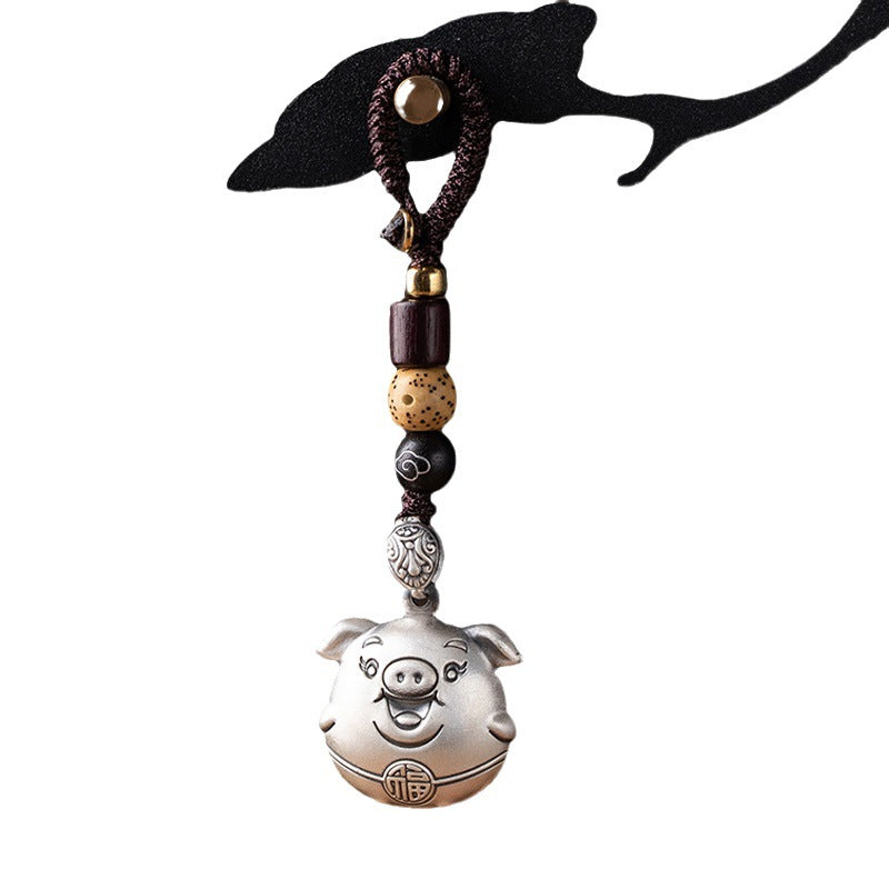 Women's & Men's Thai Sier Pig Car Key Hanging Pendants