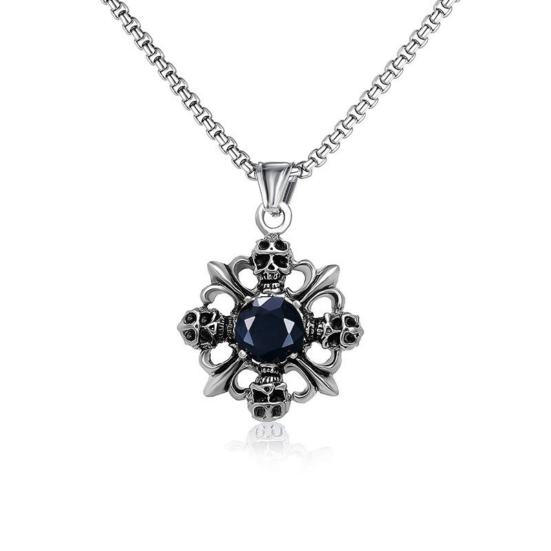 Men's Ornament Titanium Steel Motorcycle Trendy Vintage Necklaces